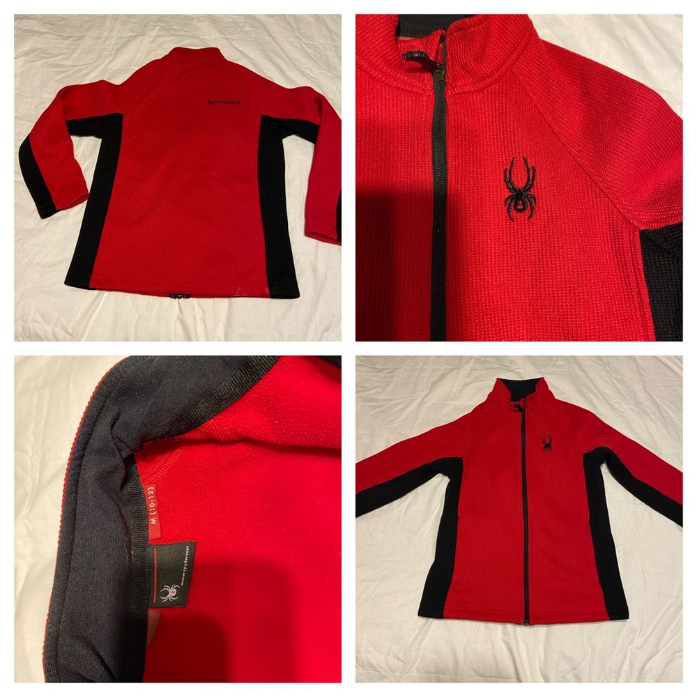 Kids red Spyder Jacket